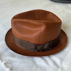 Goorin Bros straw Wise Guy Fedora XL